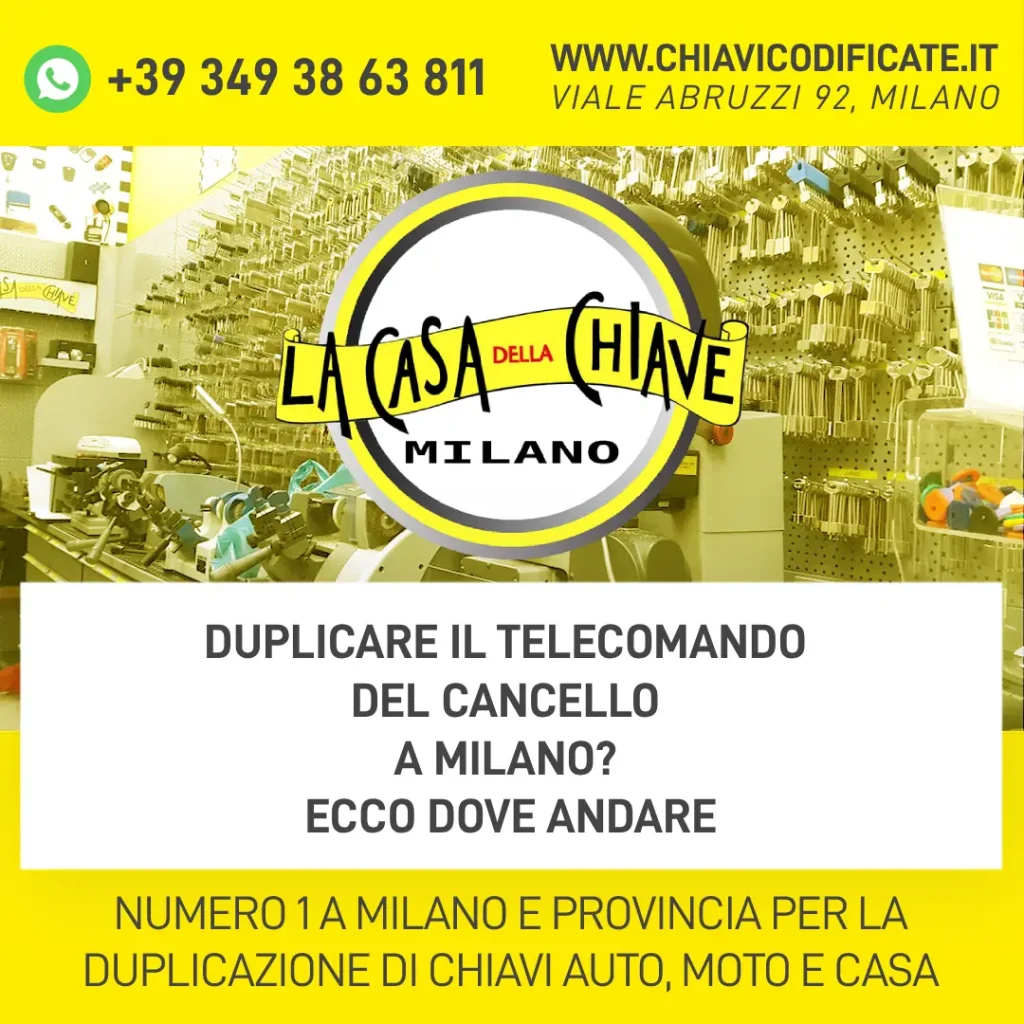 duplicare-il-telecomando-del-cancello-a-milano-ecco-dove-andare