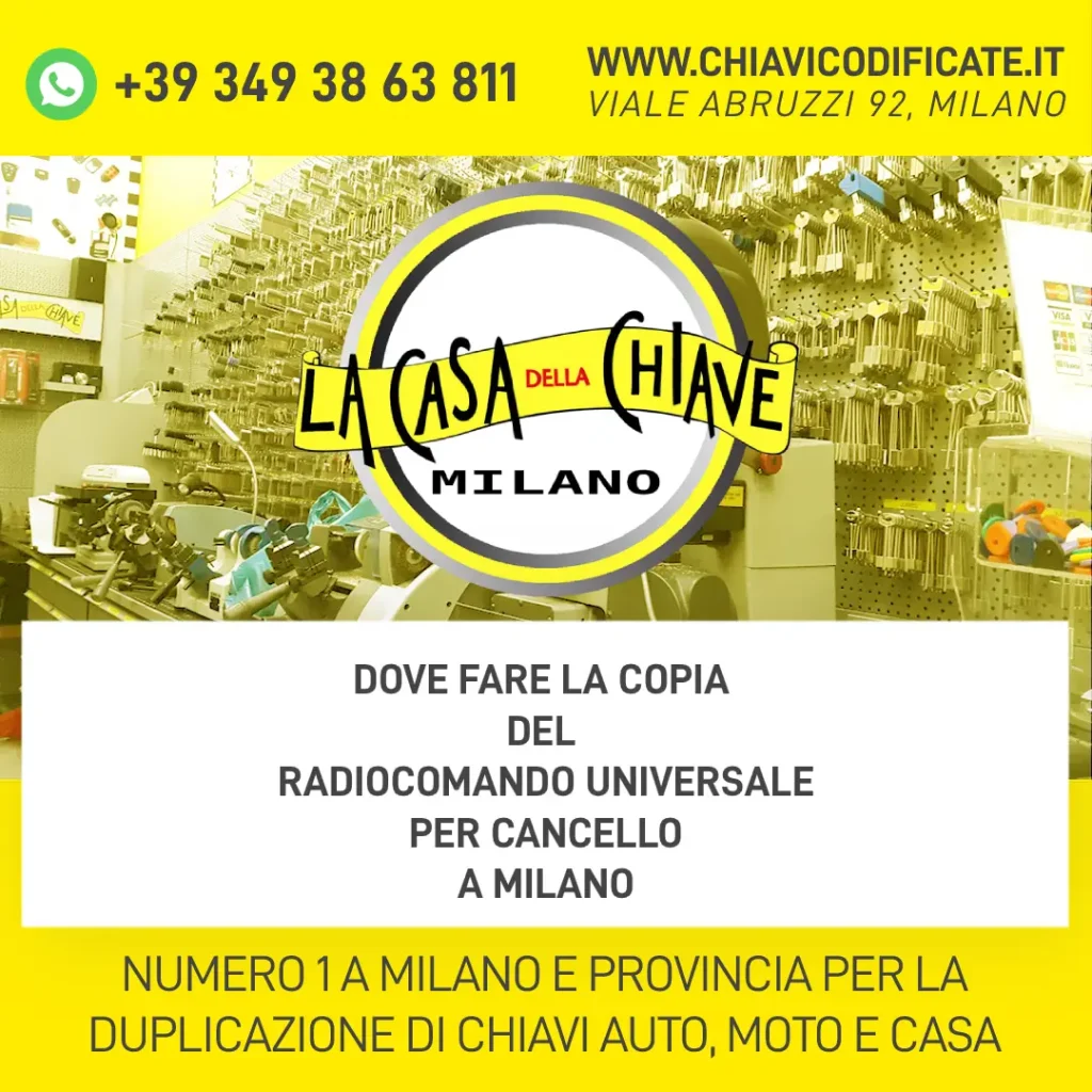 dove-fare-la-copia-del-radiocomando-universale-per-cancello-a-milano