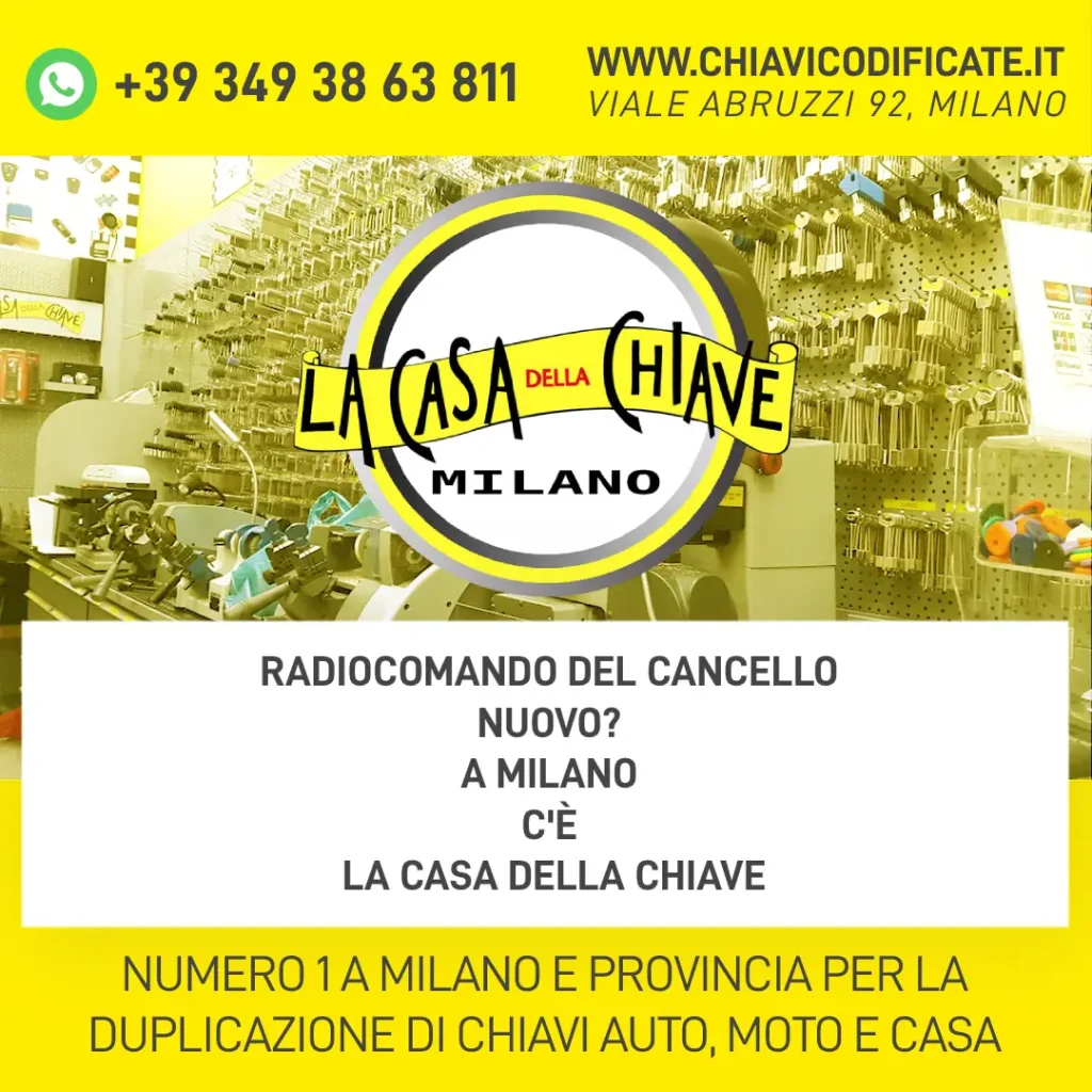 radiocomando-cancello-nuovo-milano-la-casa-della-chiave