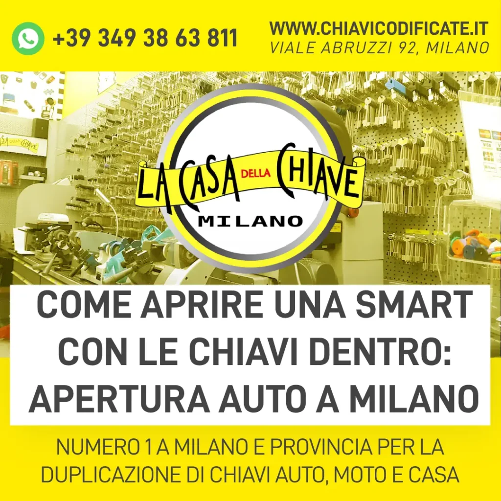 Come aprire una Smart con le chiavi dentro: Apertura Auto a Milano