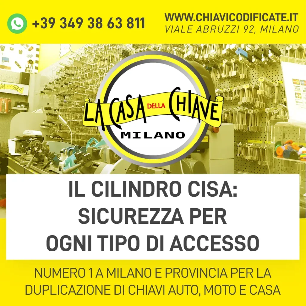 Il cilindro Cisa: sicurezza per ogni tipo di accesso