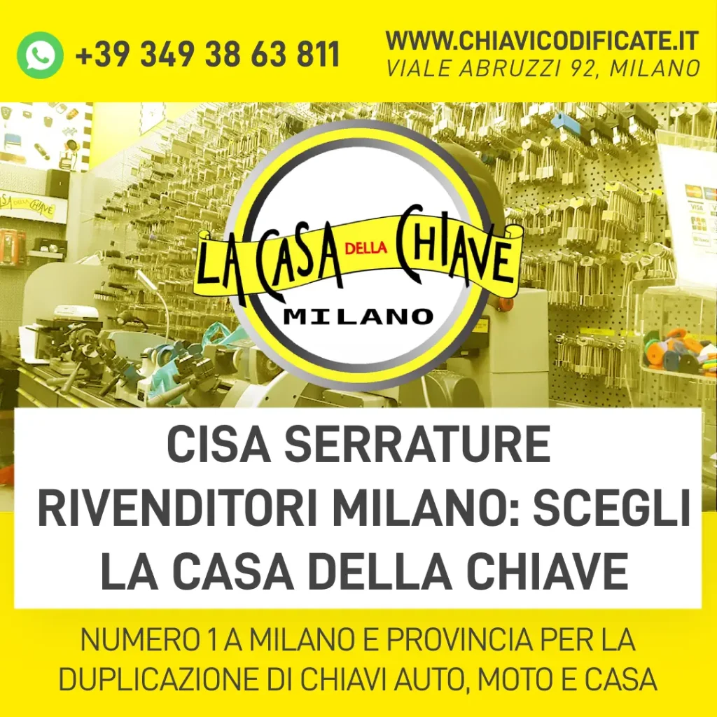 Cisa Serrature Rivenditori: scegli La Casa della Chiave
