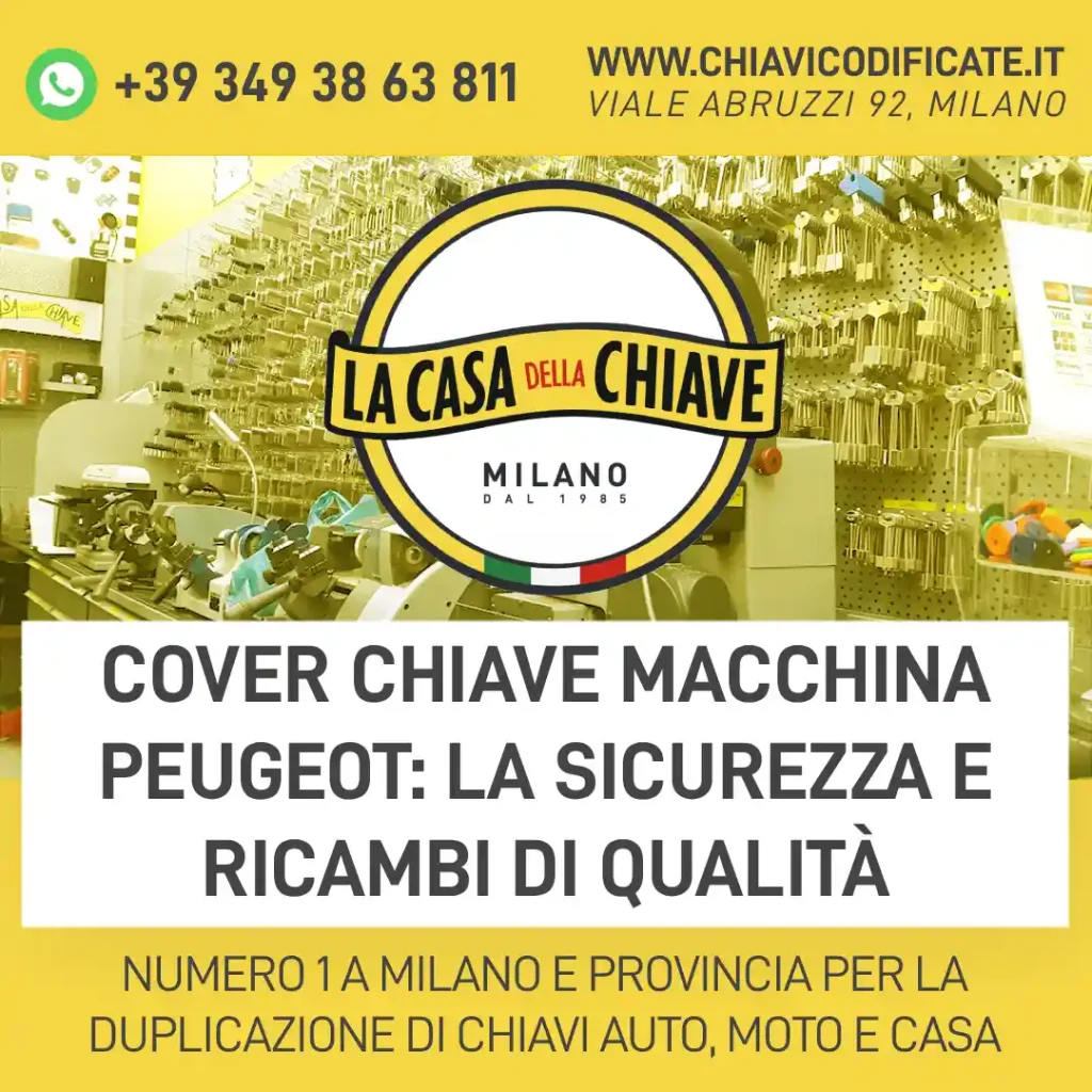 Cover chiave macchina Peugeot: la sicurezza e ricambi di qualità