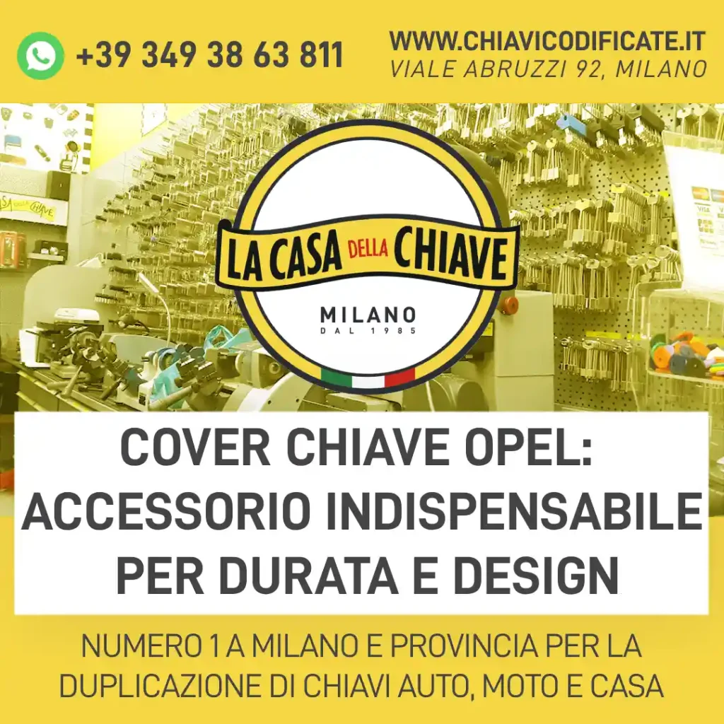 Cover chiave Opel: accessorio indispensabile per durata e design