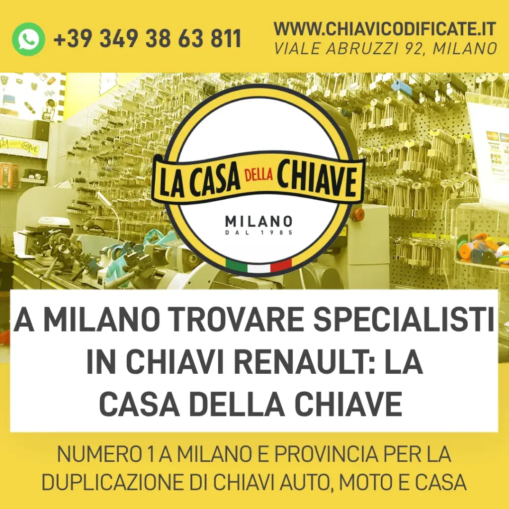 A Milano trovare specialisti in chiavi Renault: La Casa della Chiave