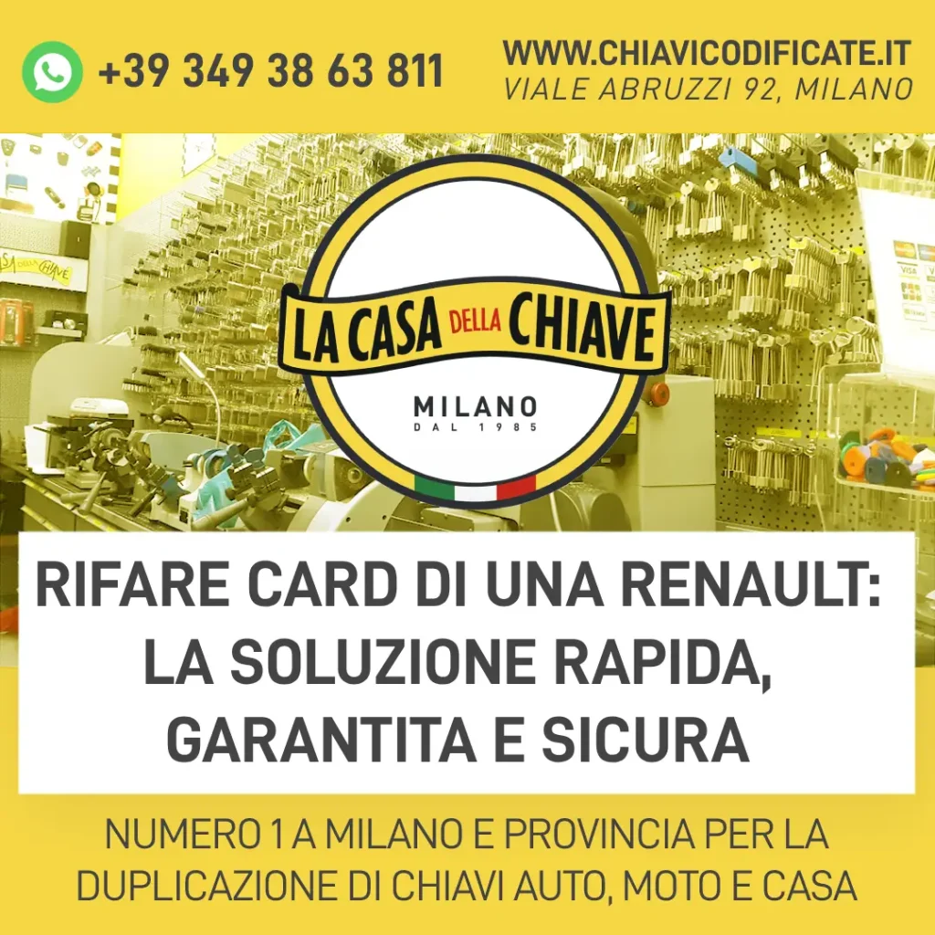 Rifare card di una Renault: La Soluzione Rapida, Garantita e Sicura