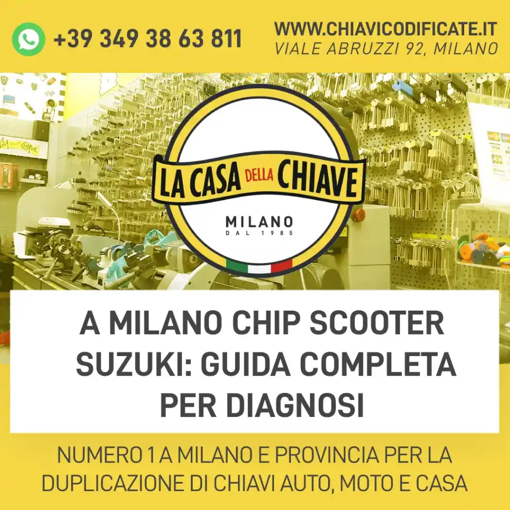 A Milano chip scooter Suzuki: guida completa per diagnosi