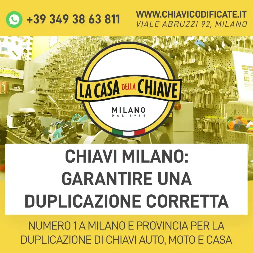 Chiavi Milano: garantire una duplicazione corretta