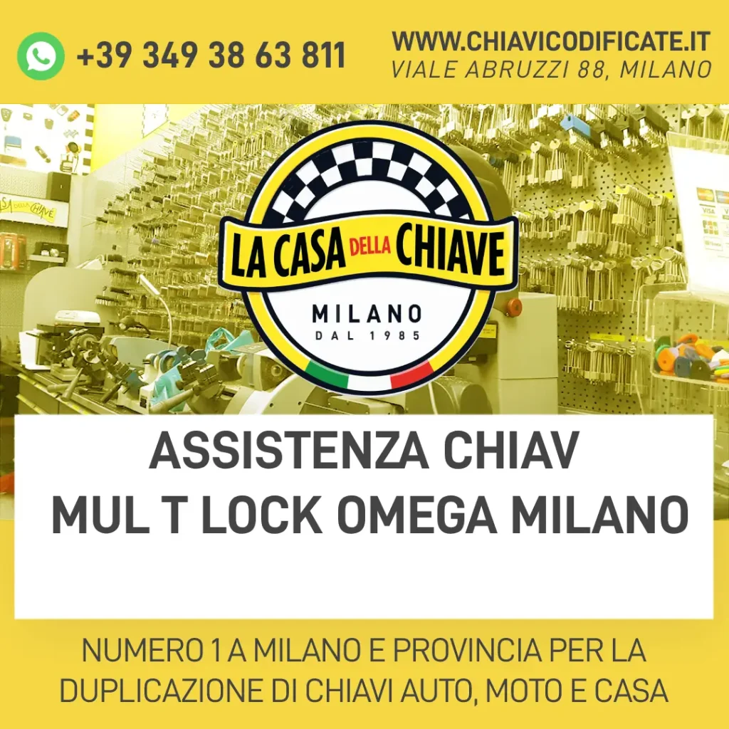 Assistenza chiavi Mul T Lock Omega Milano