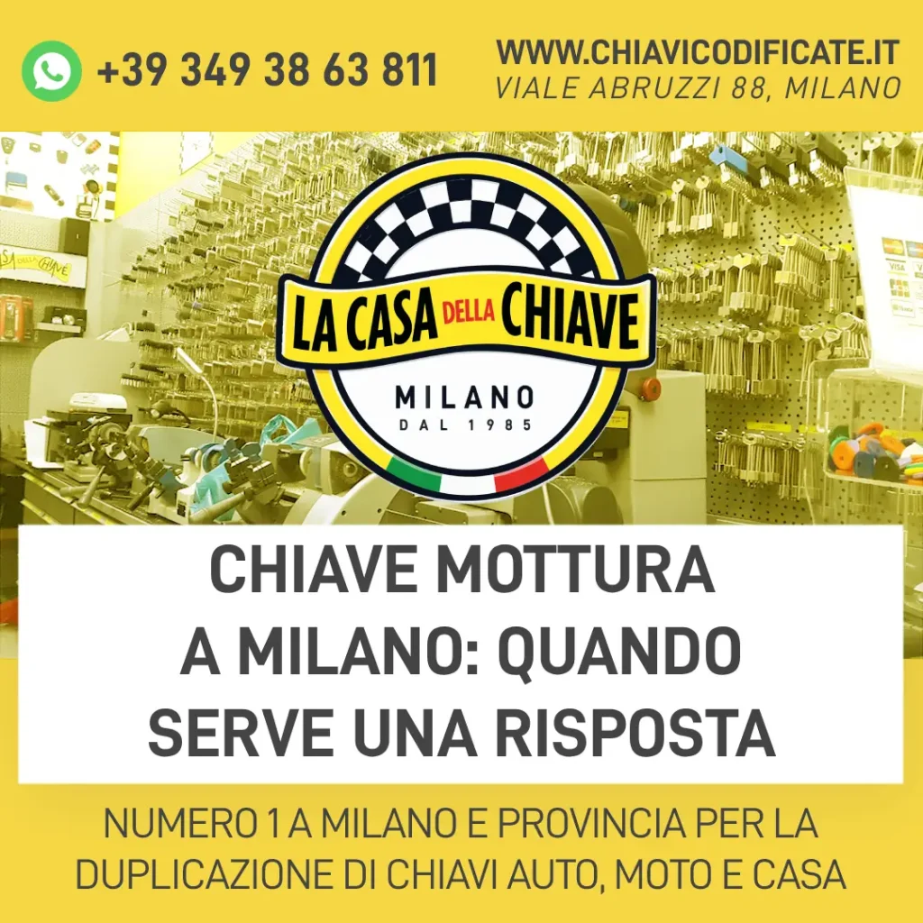 Chiave Mottura a Milano: quando serve una risposta