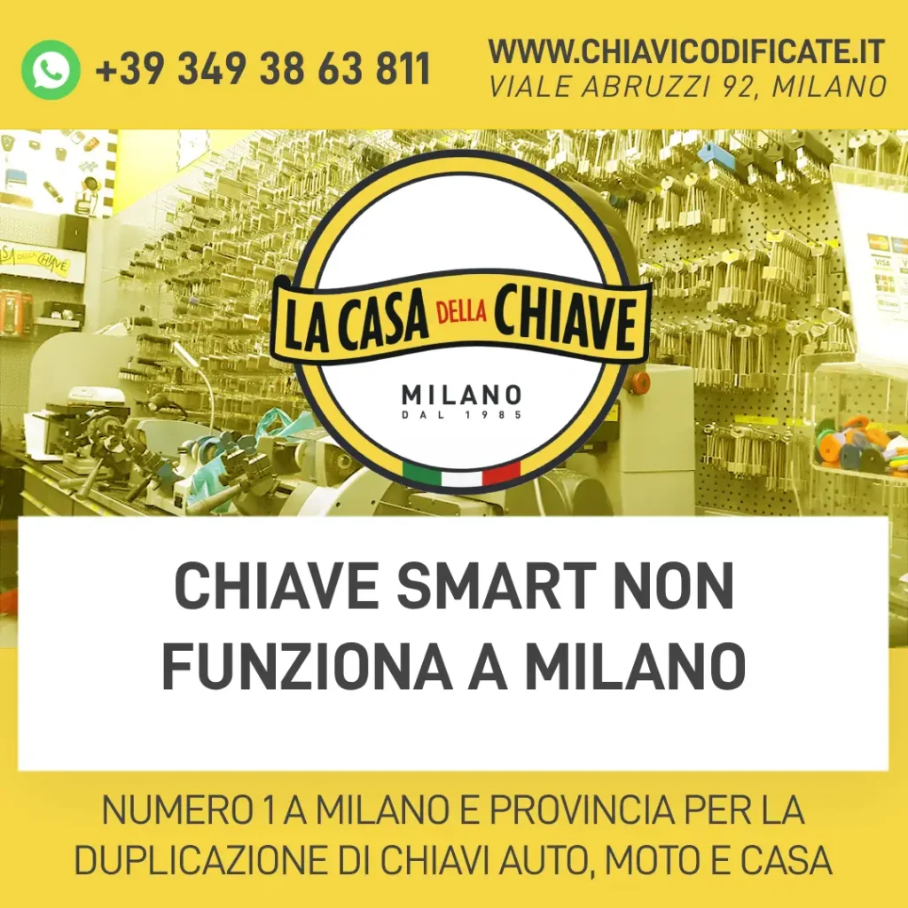 Chiave Smart non funziona a Milano