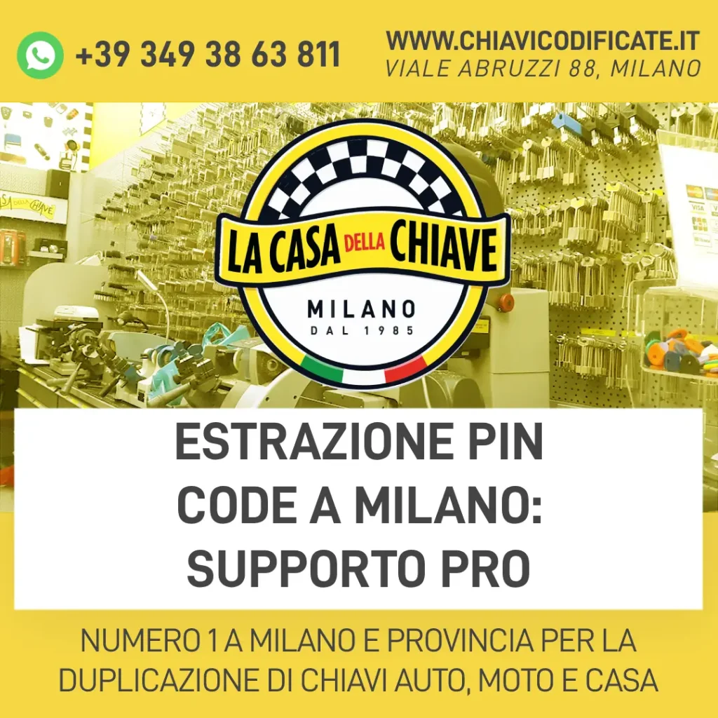 Estrazione Pin Code a Milano: supporto pro