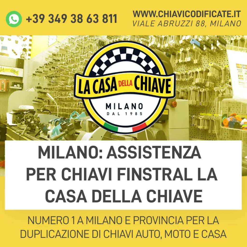 Milano: Assistenza per Chiavi Finstral La Casa della Chiave