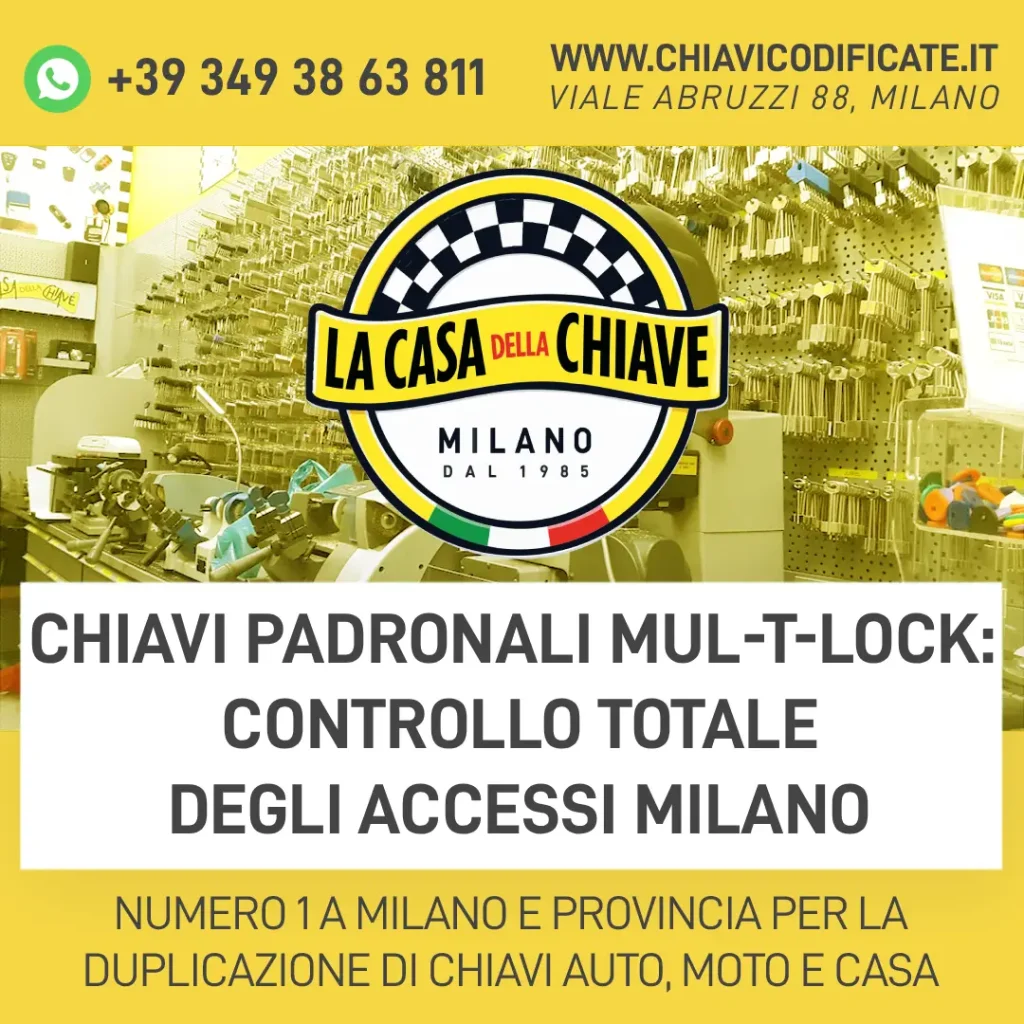 Chiavi Padronali Mul-T-Lock: Controllo Totale degli Accessi Milano
