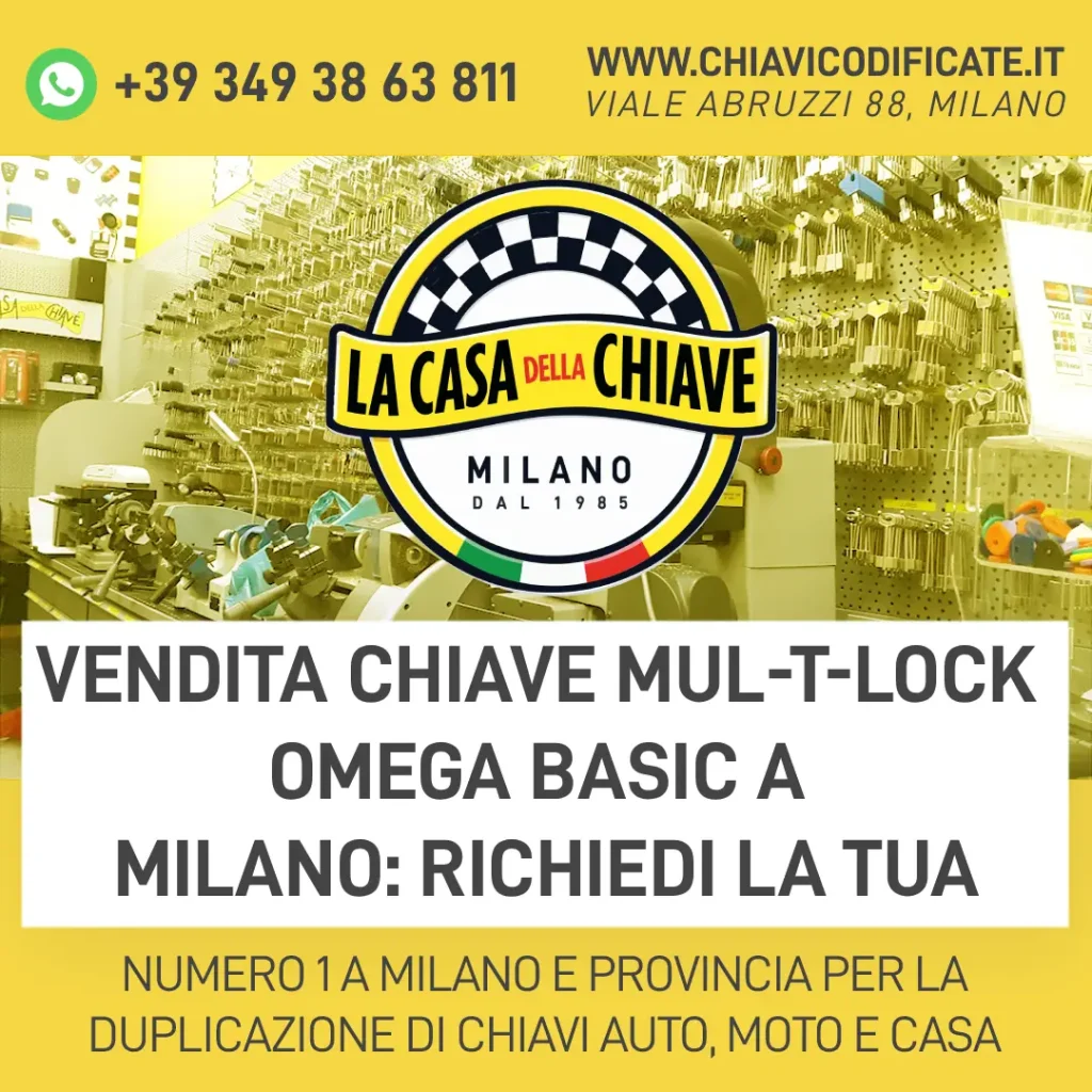 Vendita Chiave Mul-T-Lock Omega Basic a Milano: Richiedi la Tua